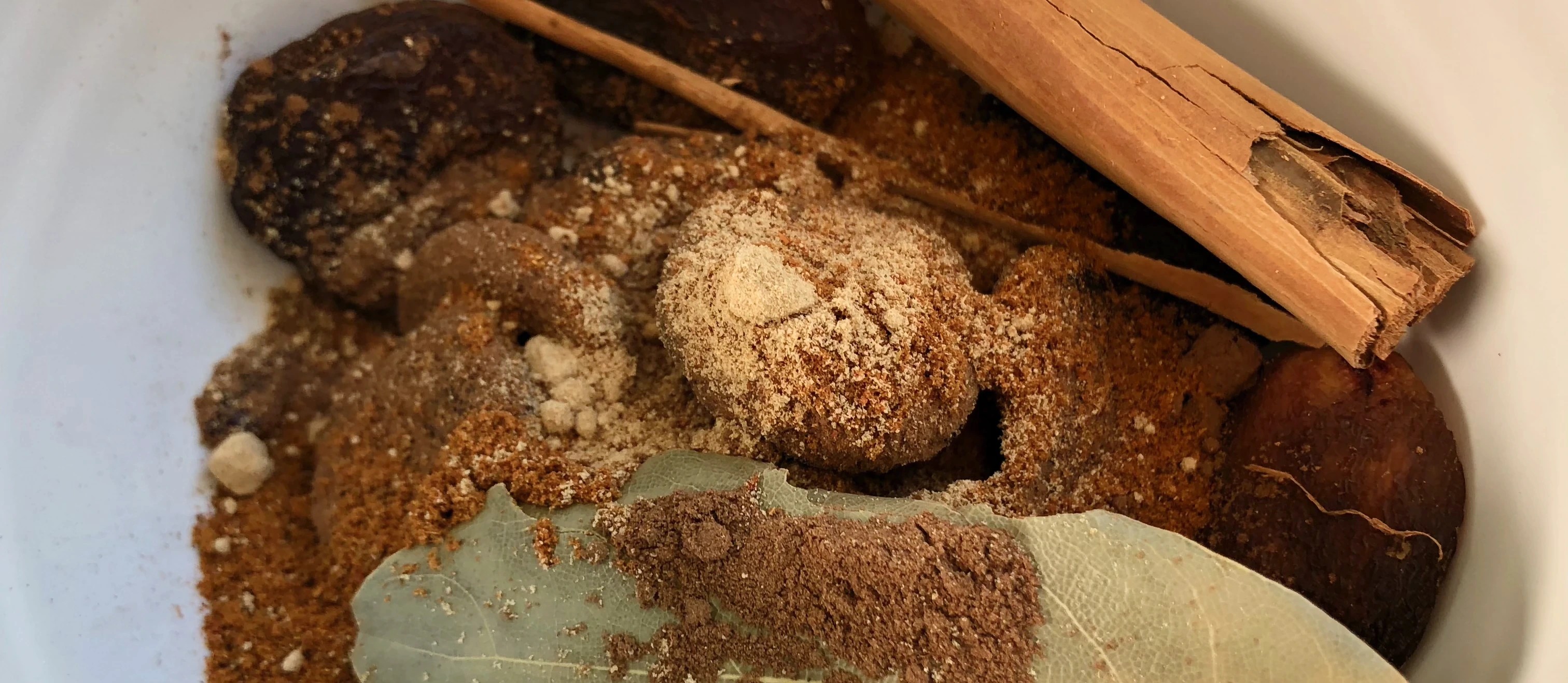 Homemade ras el hanout spice mix