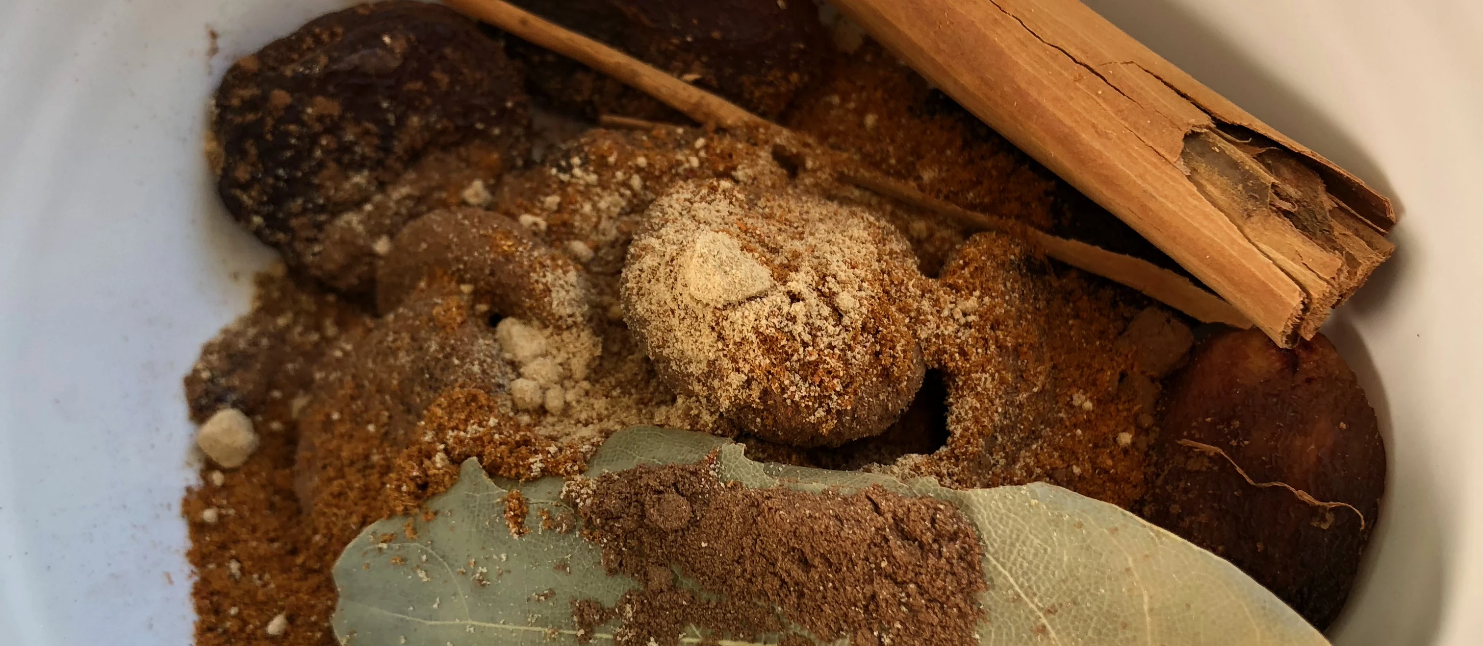 Homemade ras el hanout spice mix